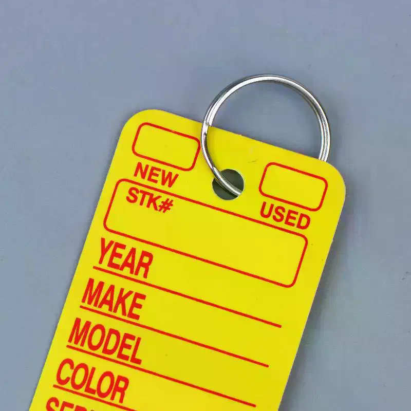Car Accessories Name - 10PCS DIY Keychain Collection Card-shaped Car
