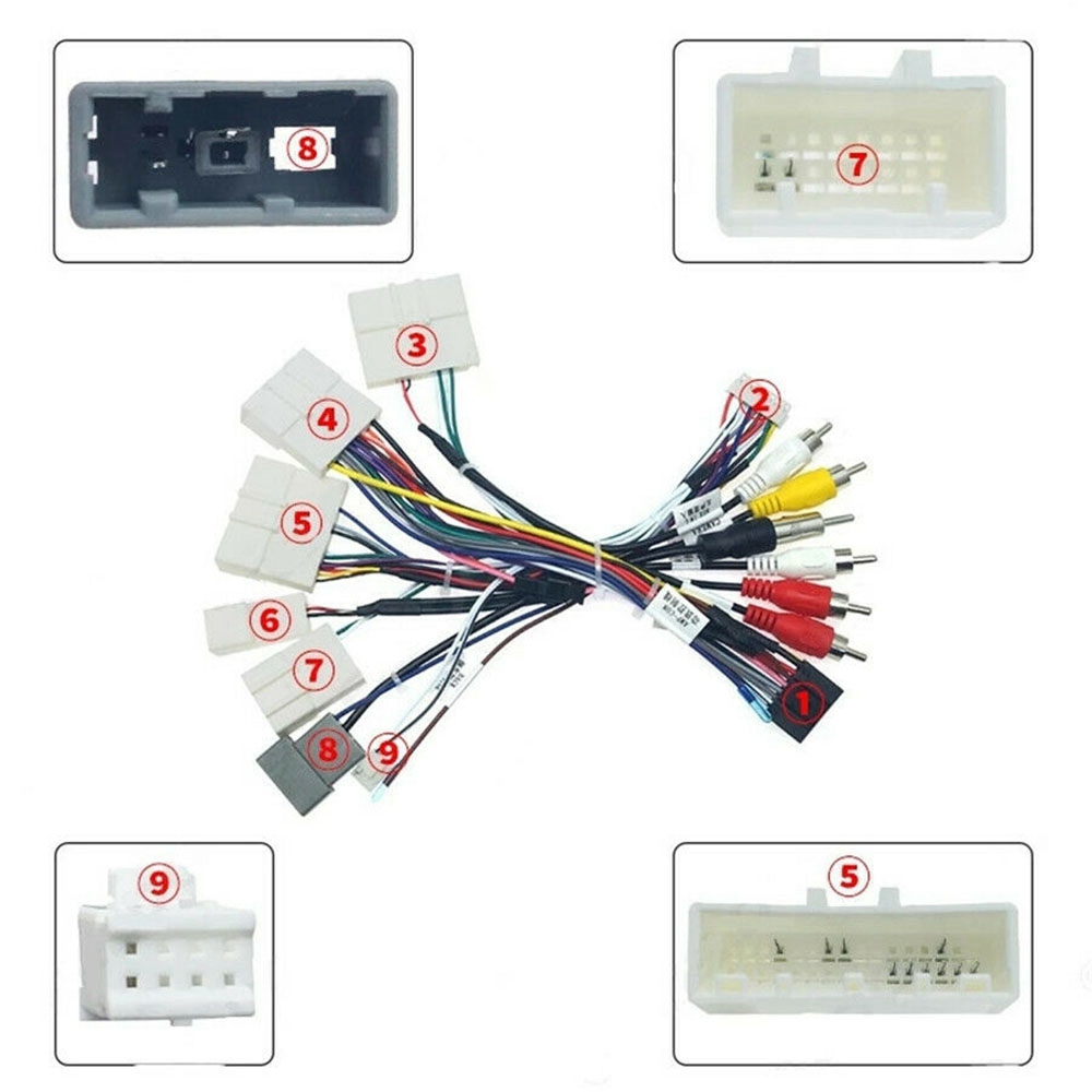 Car Accessories Nissan Xtrail - Compatible Car 16PIN Android Audio Power