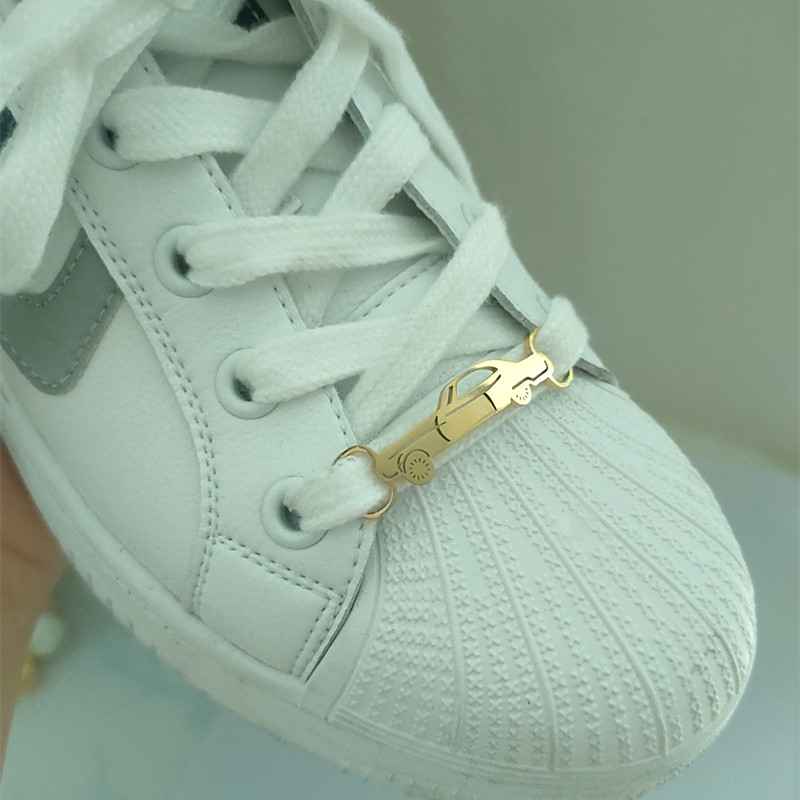 Car Accessories Name - Custom Name Shoe Buckle Stainless Steel