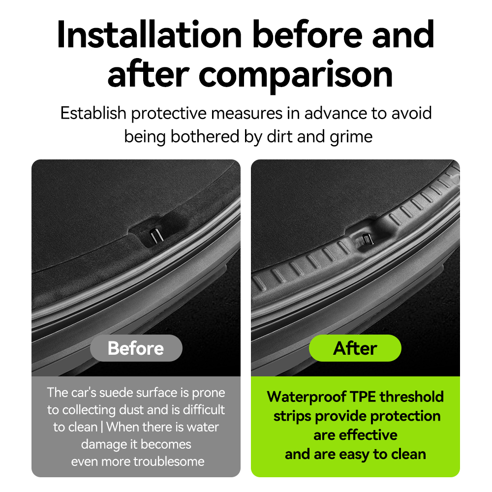 Trunk Threshold Strip For Tesl - Car Accessories List 评论和价格