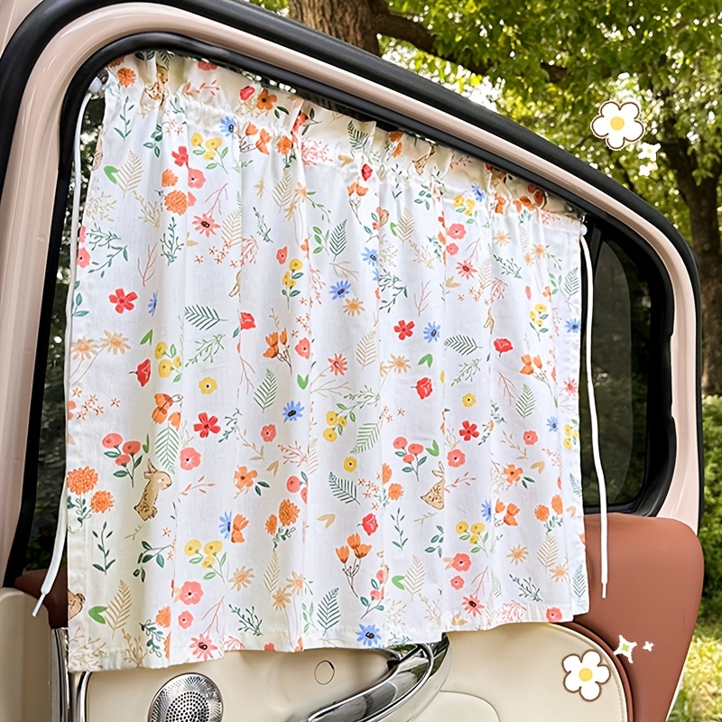 Cartoon Pattern Car Window Cur - Car Accessories You Must Have 评论和价格