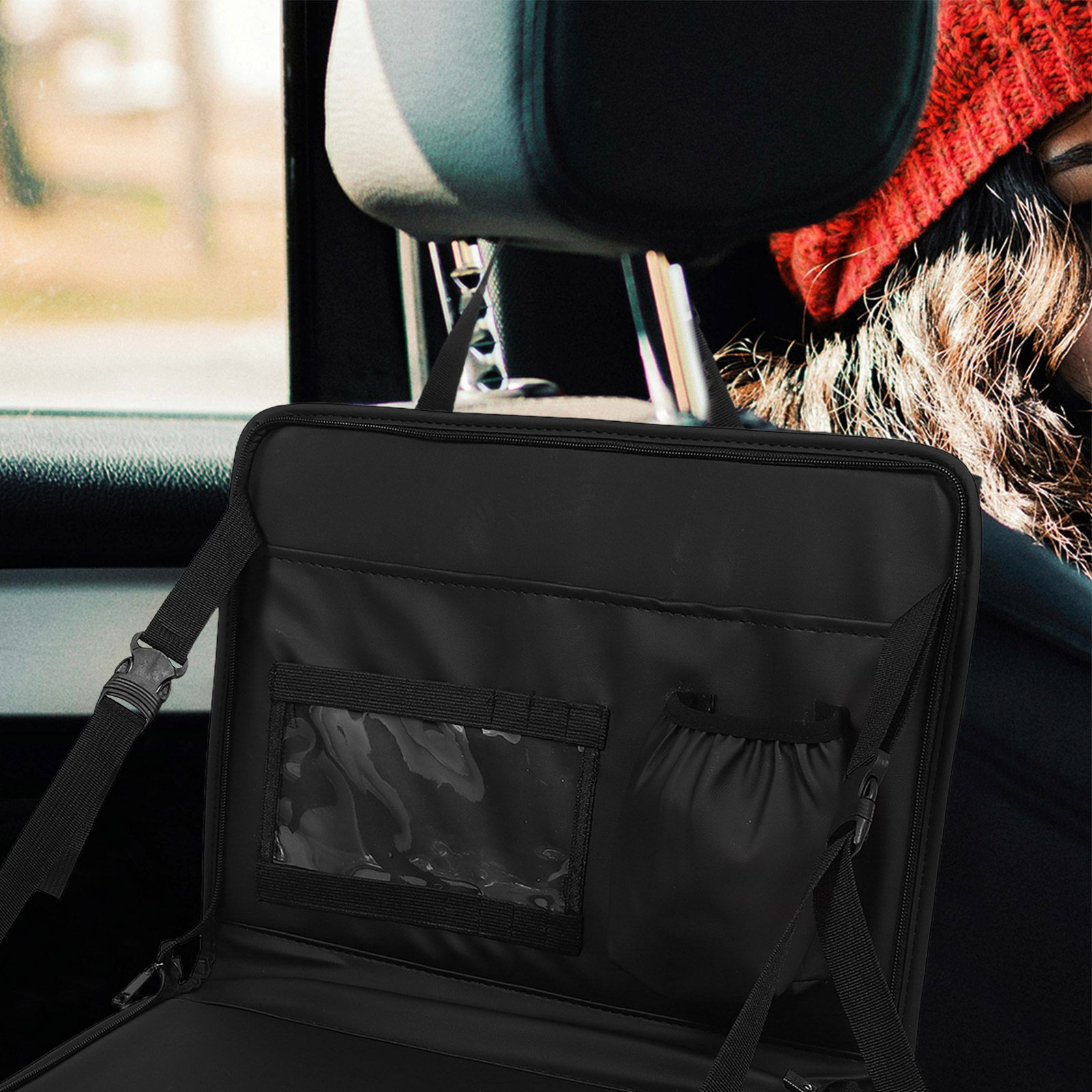 Car Steering Wheel Desk Foldab - Car Seat Organizer 评论和价格