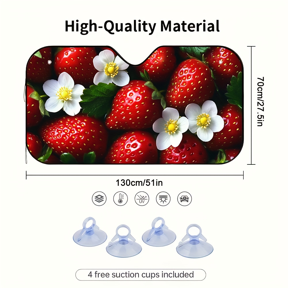 1pc Strawberries and Blossoms  - Car Accessories You Must Have 评论和价格