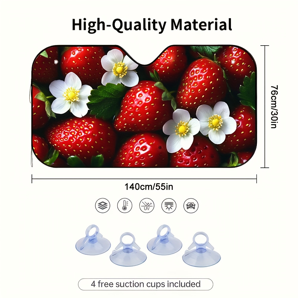 1pc Strawberries and Blossoms  - Car Accessories You Must Have 评论和价格