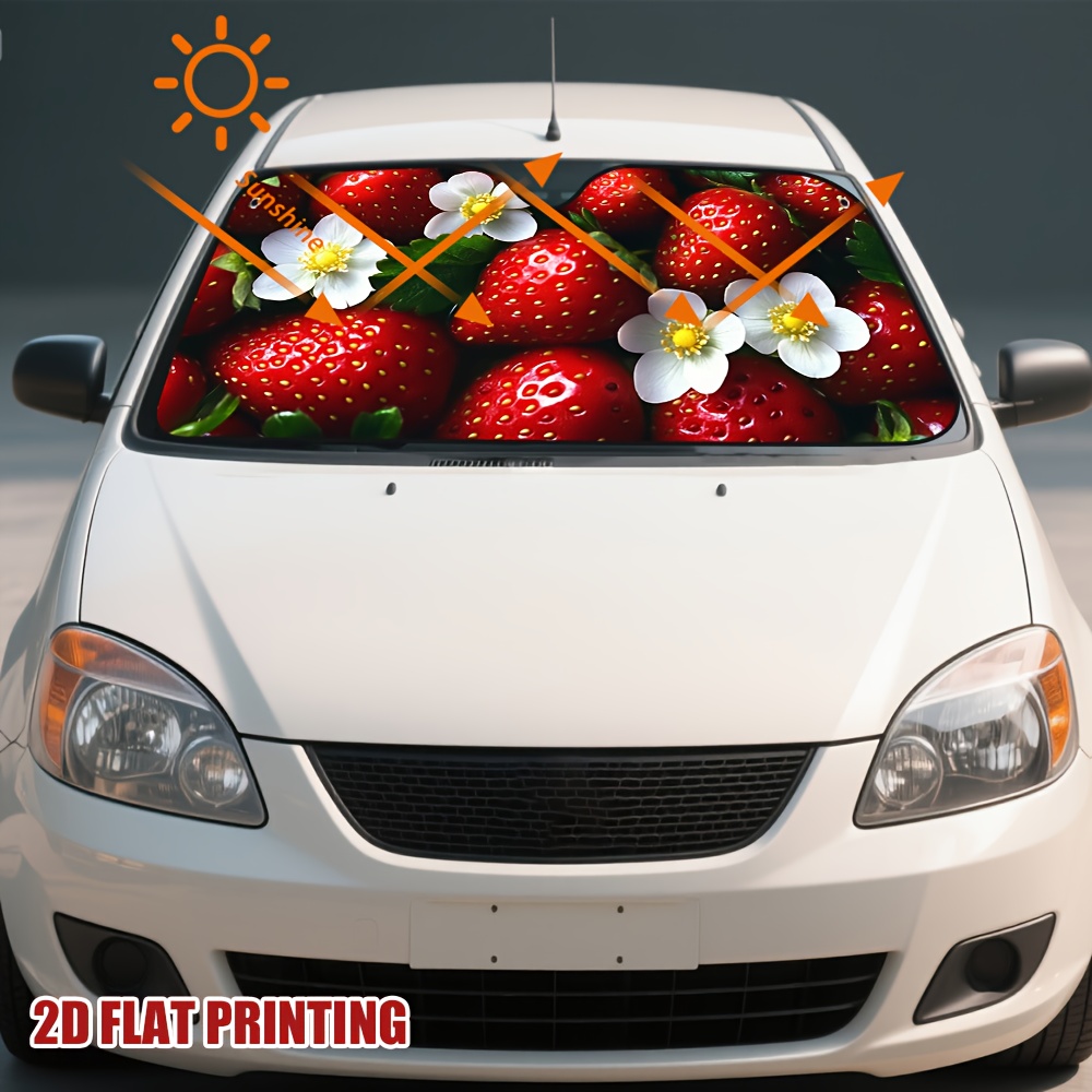 1pc Strawberries and Blossoms  - Car Accessories You Must Have 评论和价格