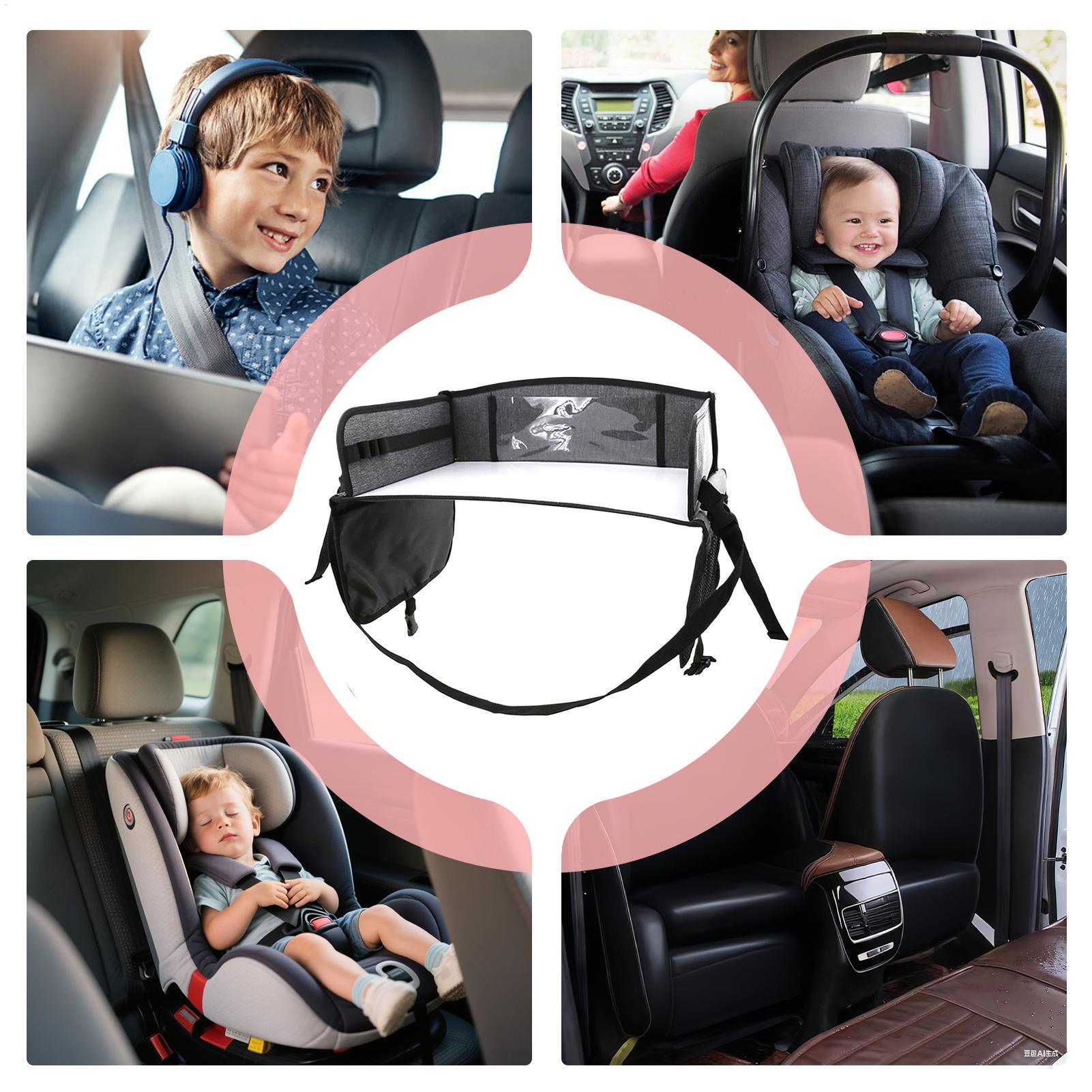 Kids Car Tray With Pocket Fold - Car Seat Organizer 评论和价格