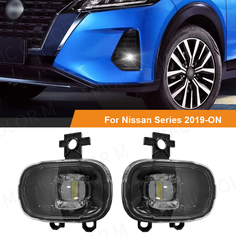 2PCs LED Fog Lights for Nissan - Car Accessories Nissan Xtrail 评论和价格