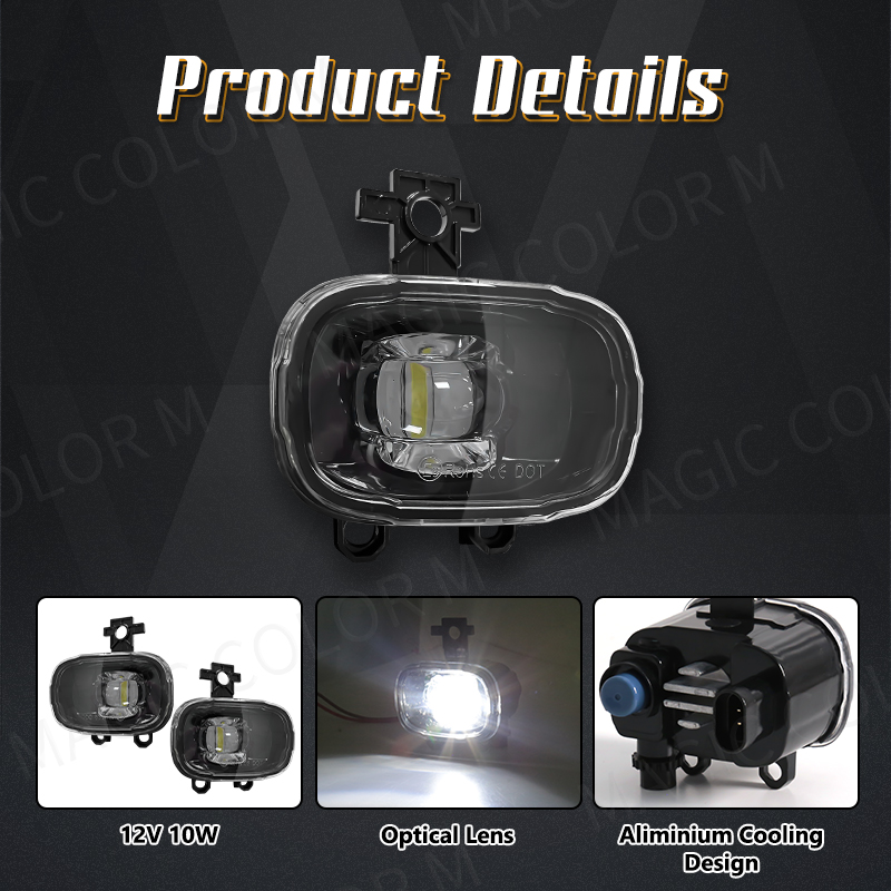 2PCs LED Fog Lights for Nissan - Car Accessories Nissan Xtrail 评论和价格