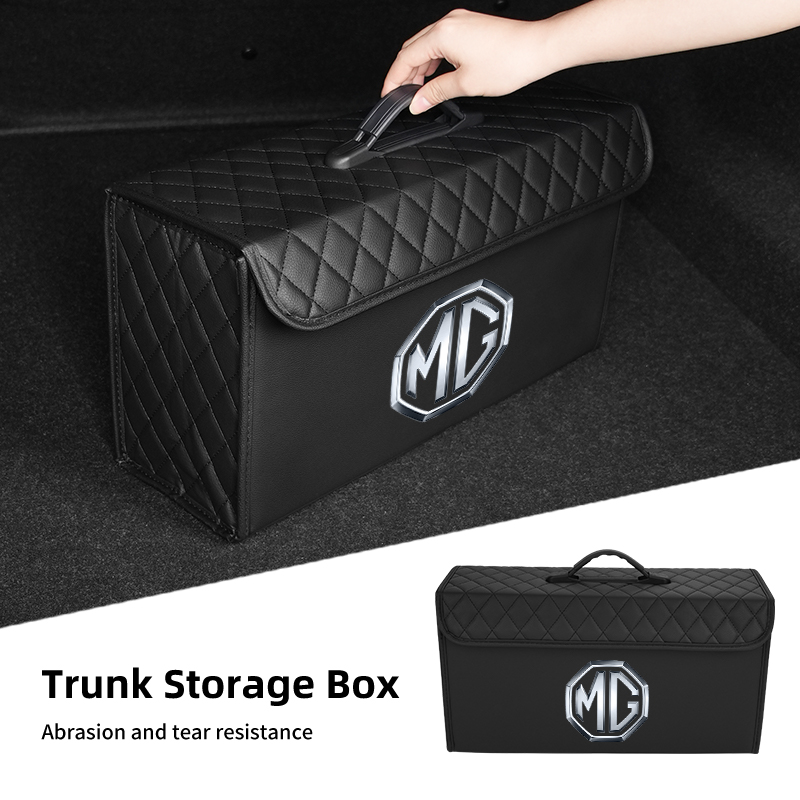 Car Trunk Storage Box Leather  - Car Seat Organizer 评论和价格