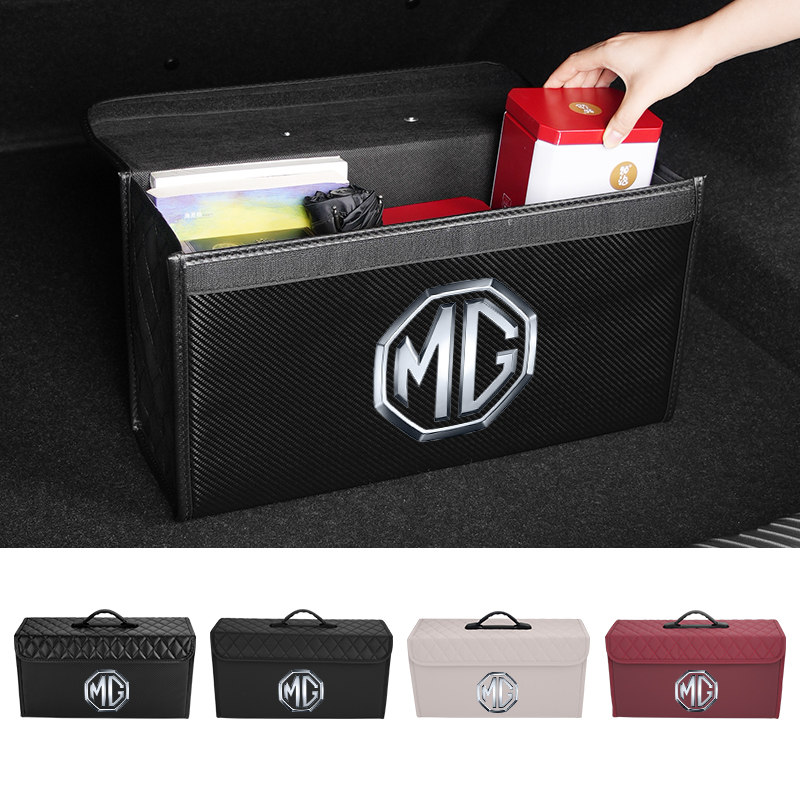Car Trunk Storage Box Leather  - Car Seat Organizer 评论和价格