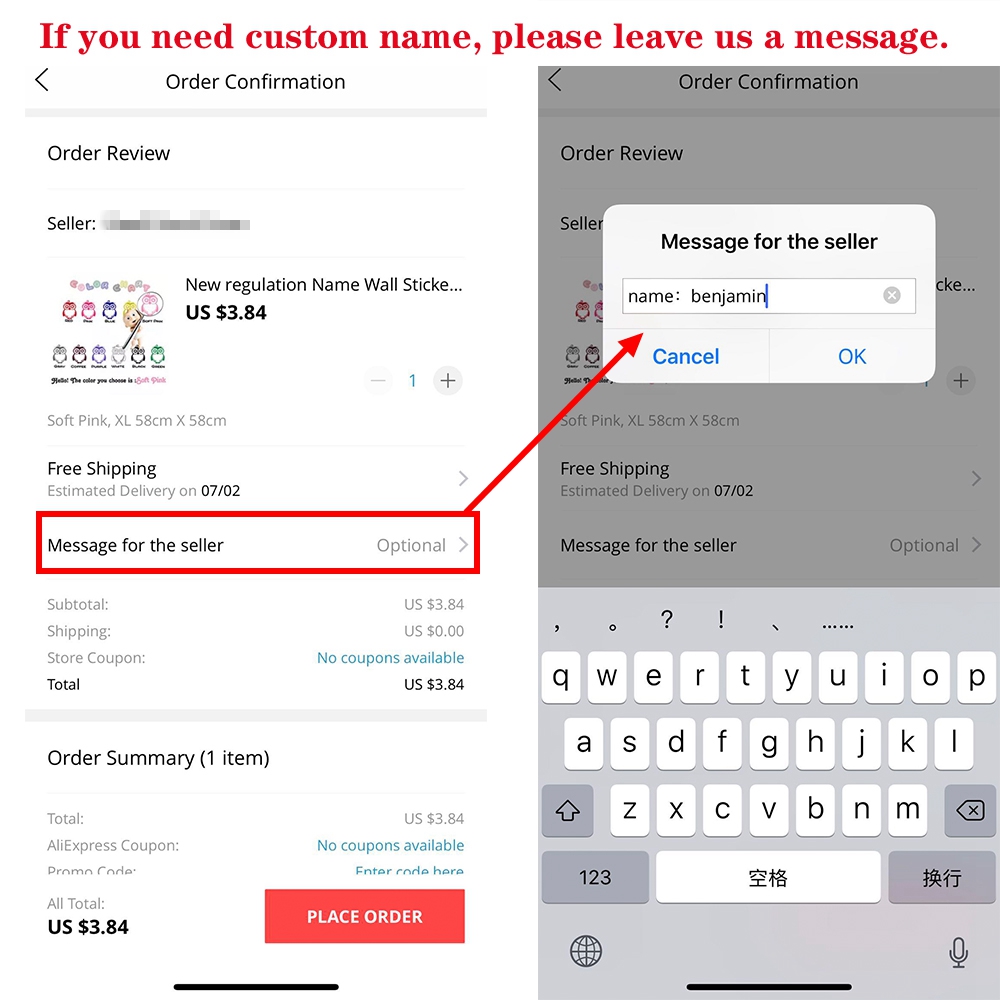 YOUR TEXT Vinyl Decal Sticker  - Car Accessories Name 评论和价格