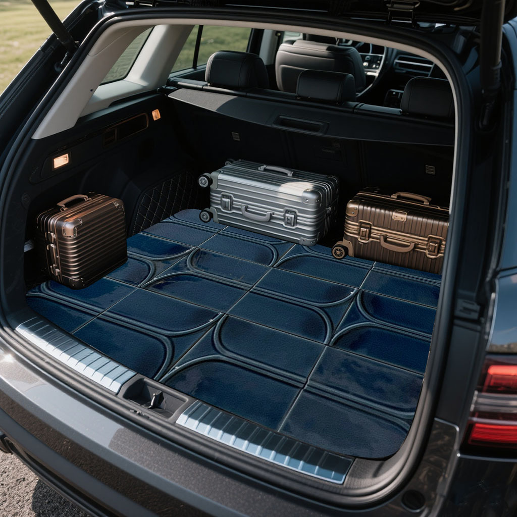 1pc Car Trunk Mat With Printed - Car Accessories You Must Have 评论和价格