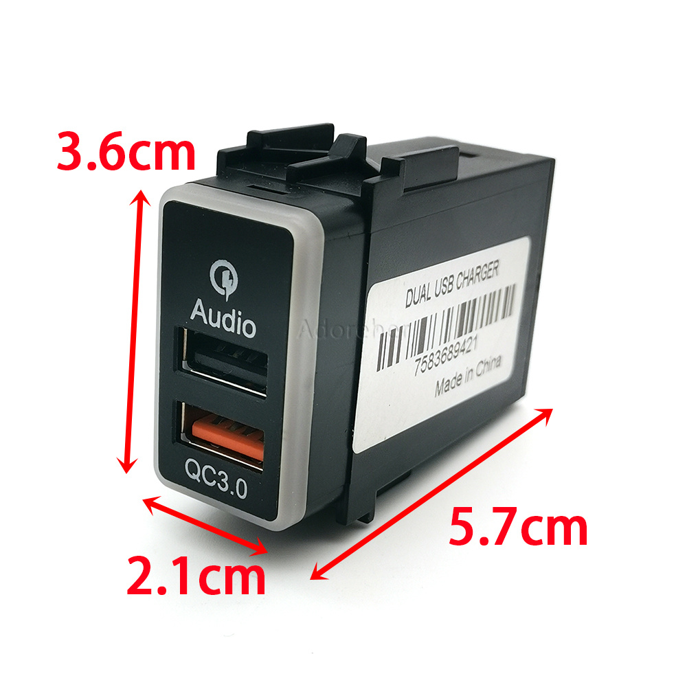 12V/24V Car QC3.0 USB Input Ad - Car Accessories Nissan Xtrail 评论和价格