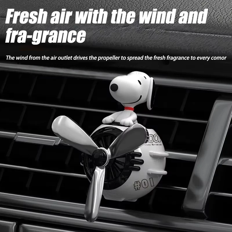 Kawaii Pilot Snoopy Car Aromat - Car Accessories Perfume 评论和价格