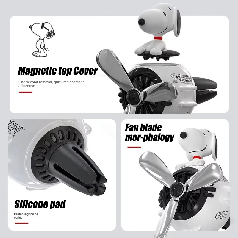 Kawaii Pilot Snoopy Car Aromat - Car Accessories Perfume 评论和价格