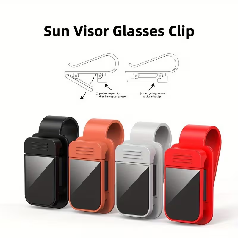 Sun Visor Sunglasses Holder fo - Car Accessories For Interior 评论和价格