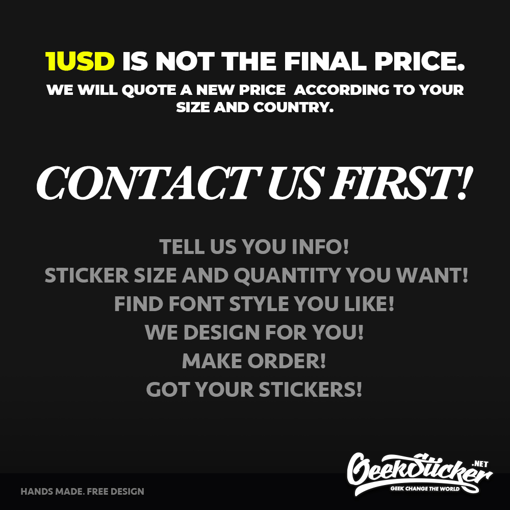 Custom Bussiness Name Sticker  - Car Accessories Name 评论和价格