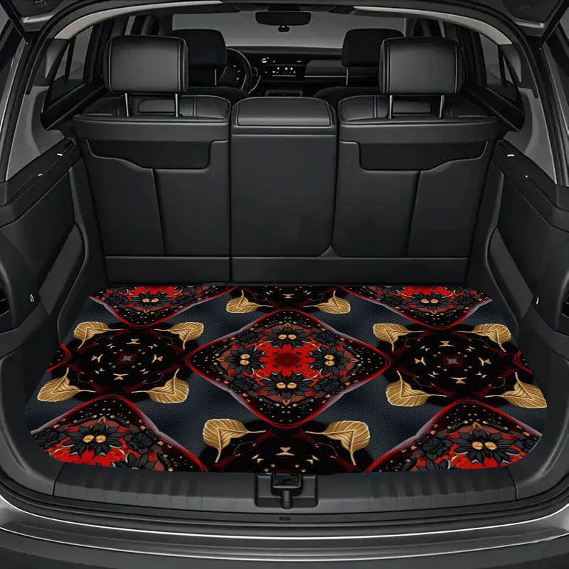 1pc Car Trunk Mat With Printed - Car Accessories You Must Have 评论和价格