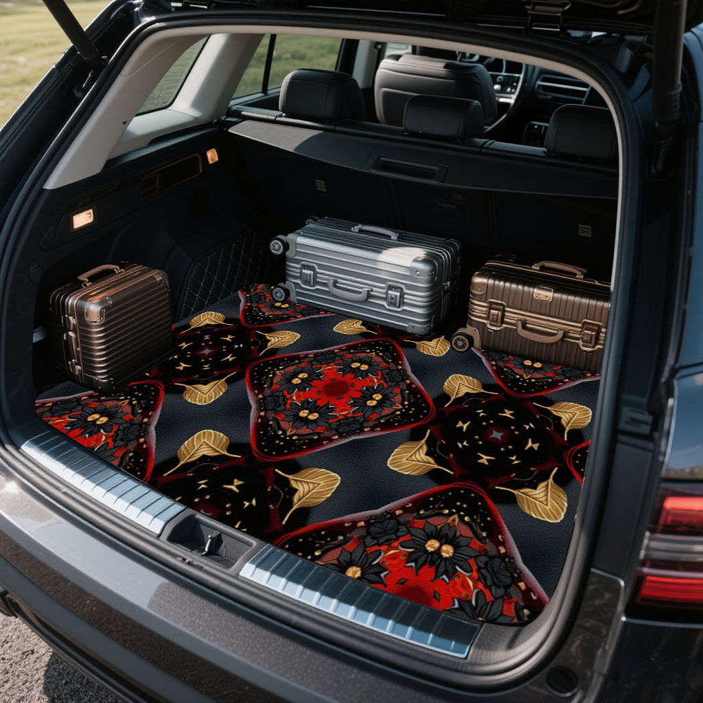 1pc Car Trunk Mat With Printed - Car Accessories You Must Have 评论和价格